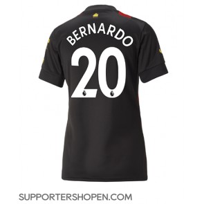 Manchester City Bernardo Silva #20 Borta Matchtröja Dam 2022-23 Kortärmad